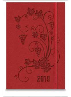 AGENDA SETTIMANALE POKET 2019 ROSSO 9,5X14,5 CM