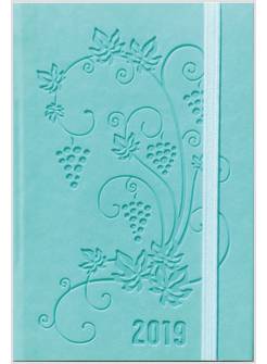 AGENDA SETTIMANALE  POKET 2019  ACQUA MARINA 9,5X14,5 CM