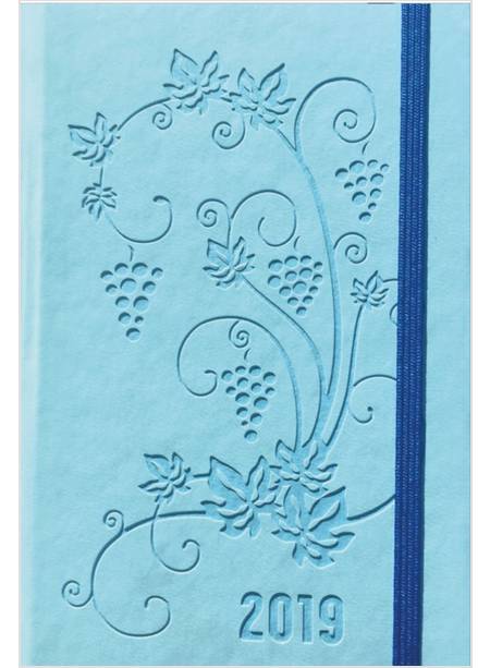 AGENDA SETTIMANALE POKET 2019 CELESTE 9,5X14,5 CM