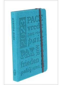 AGENDA SETTIMANALE POCKET 2023 COPERTINA CELESTE CM 10 X15