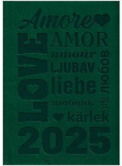 AGENDA SETTIMANALE POCKET 2025 VERDE