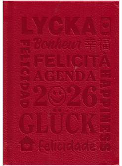 AGENDA SETTIMANALE POCKET 2026 EDIZIONE ROSSA