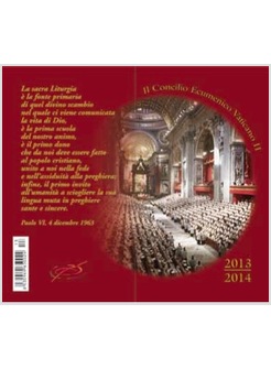 CALENDARIO LITURGICO 2013 / 2014