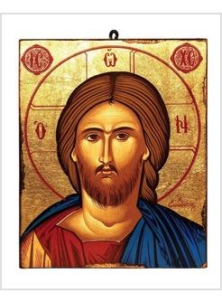 ICONA GESU' CRISTO DATORE DI VITA 14,5 X 18,5 CM
