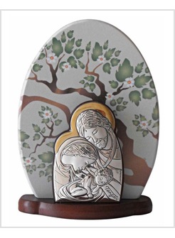 SACRA FAMIGLIA IN 3D (8 X 11 X 3 CM)