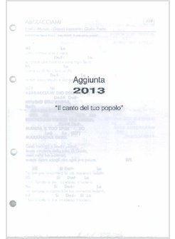 AGGIUNTA 2013 "IL CANTO DEL TUO POPOLO" CON ACCORDI
