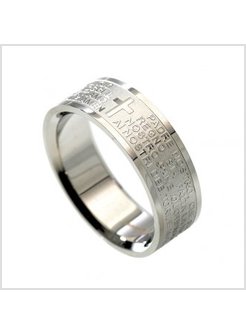 ANELLO DEL PADRE NOSTRO CON CONFEZIONE (MISURA 32)