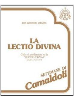 LA LECTIO DIVINA. CD AUDIO FORMATO MP3