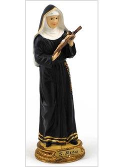 STATUA SANTA RITA DA CASCIA CM  3,5 X 11 