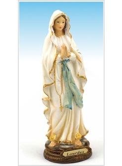 STATUA MADONNA DI LOURDES CM 7 X 23