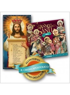 CALENDARIO UN ANNO DI SANTI 2013 DA MURO