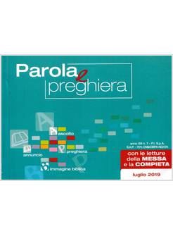 PAROLA E PREGHIERA LUGLIO 2019