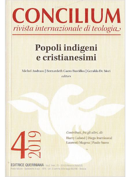 CONCILIUM VOL. 4: POPOLI INDIGENI SETTEMBRE - OTTOBRE 2019