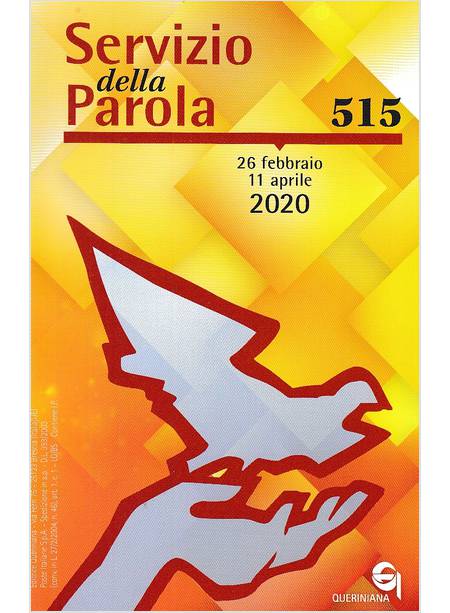 SERVIZIO DELLA PAROLA (2020). VOL. 515: MARZO-APRILE