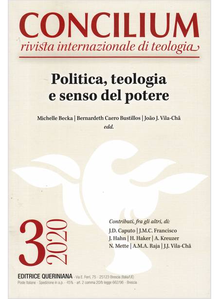 CONCILIUM 3 2020 POLITICA TEOLOGIA E SENSO DEL POTERE