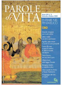 PAROLE DI VITA VOL. 5 SETTEMBRE-OTTOBRE 2020