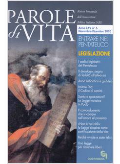 PAROLE DI VITA VOL. 6 NOVEMBRE-DICEMBRE 2020