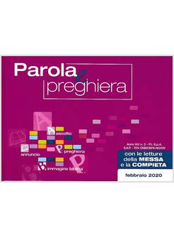 PAROLA E PREGHIERA FEBBRAIO 2020