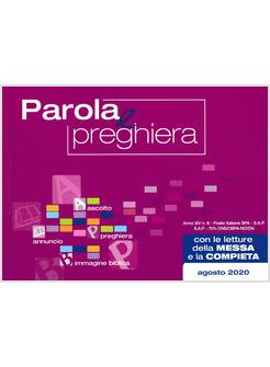 PAROLA E PREGHIERA AGOSTO 2020