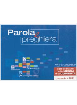 PAROLA E PREGHIERA NOVEMBRE 2021