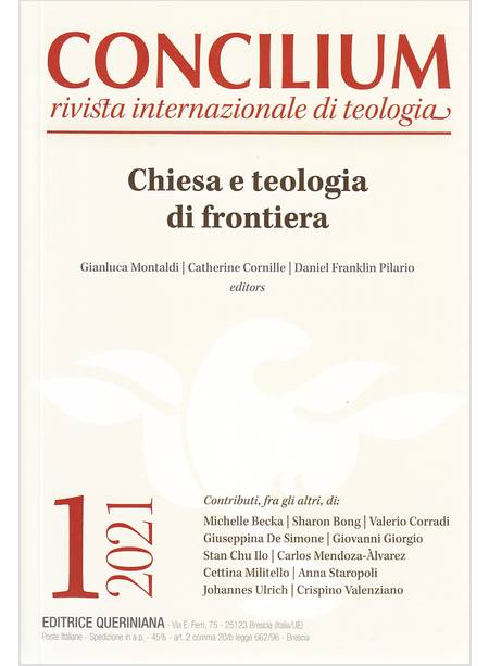 CONCILIUM 1 (2021) CHIESA E TEOLOGIA DI FRONTIERA