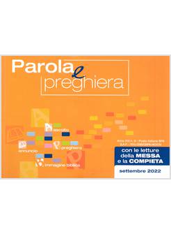 PAROLA E PREGHIERA SETTEMBRE 2022