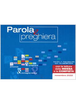 PAROLA E PREGHIERA NOVEMBRE 2022