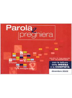 PAROLA E PREGHIERA DICEMBRE 2022