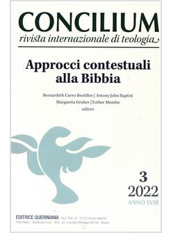 CONCILIUM 3/2022 APPROCCI CONTESTUALI ALLA BIBBIA