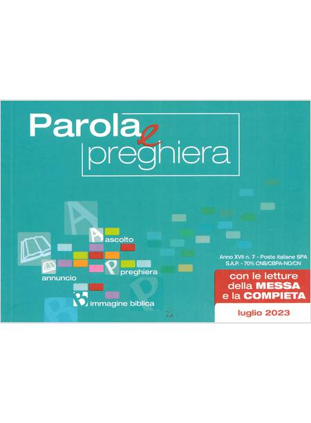 PAROLA E PREGHIERA LUGLIO 2023