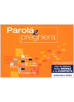 PAROLA E PREGHIERA SETTEMBRE 2023