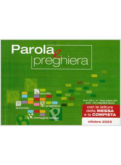 PAROLA E PREGHIERA OTTOBRE 2023