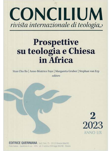 CONCILIUM 2 2023 PROSPETTIVE SU TEOLOGIA E CHIESA IN AFRICA