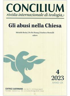 CONCILIUM 4 2023 GLI ABUSI NELLA CHIESA