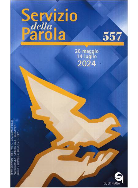 SERVIZIO DELLA PAROLA 557 26 MAGGIO/14 LUGLIO 2024