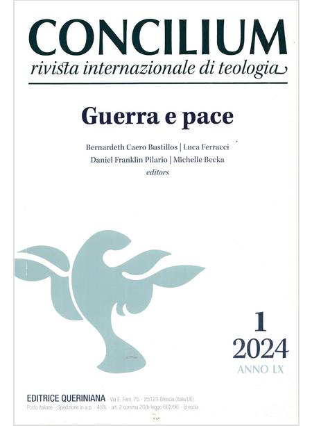 CONCILIUM GENNAIO-FEBBRAIO 2024 GUERRA E PACE