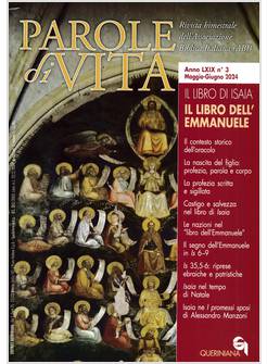 PAROLE DI VITA 3/2024 MAGGIO-GIUGNO IL LIBRO DI ISAIA 