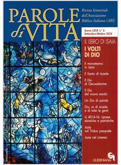 PAROLE DI VITA 5/2024 SETTEMBRE/OTTOBRE IL LIBRO DI ISAIA