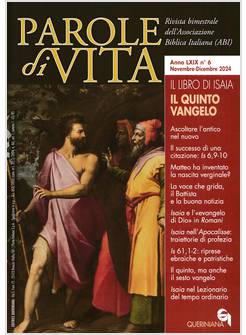 PAROLE DI VITA 6 NOVEMBRE-DICEMBRE 2024 IL QUINTO VANGELO