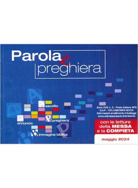 PAROLA E PREGHIERA MAGGIO 2024
