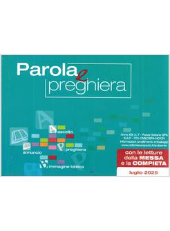 PAROLA E PREGHIERA LUGLIO 2025