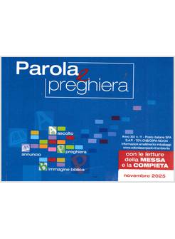 PAROLA E PREGHIERA NOVEMBRE 2025