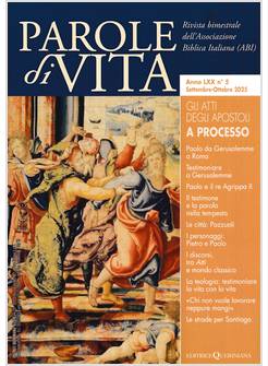 PAROLE DI VITA 5/2025 SETTEMBRE OTTOBRE