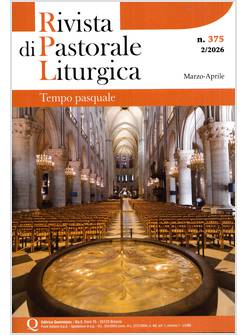 RIVISTA DI PASTORALE LITURGICA).2/2026 MARZO APRILE