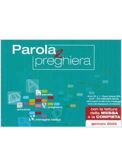 PAROLA E PREGHIERA (2026). VOL. 1: GENNAIO