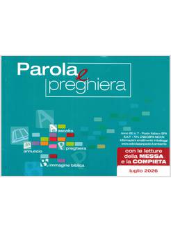 PAROLA E PREGHIERA LUGLIO 2026