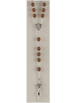 ROSARIO IN LEGNO SANTO GIOVANNI PAOLO II
