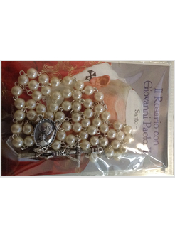 ROSARIO IN SIMILPERLA BIANCA SANTO GIOVANNI PAOLO II