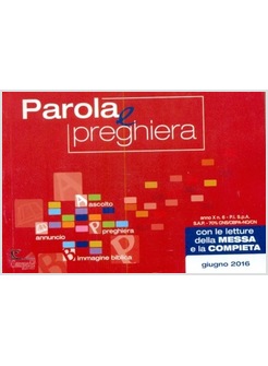 PAROLA E PREGHIERA DICEMBRE 2016