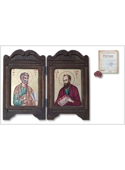 DITTICO SAN PIETRO E PAOLO 22X23